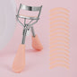 Draagbare Wimpertang met 15 Siliconen Pads - Roestvrij Staal Krultang voor Wimperextensions