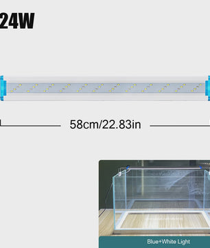 Super Bright LED Aquarium Lamp - Verstelbare Clip-on Verlichting voor Planten & Vissen (18-70cm)