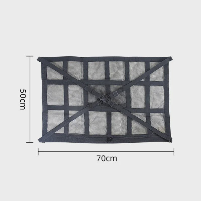 Universele Dak Opbergnet voor Auto - 90x65cm - Anti-doorzakken - Organiseer Bagage in SUV/Van