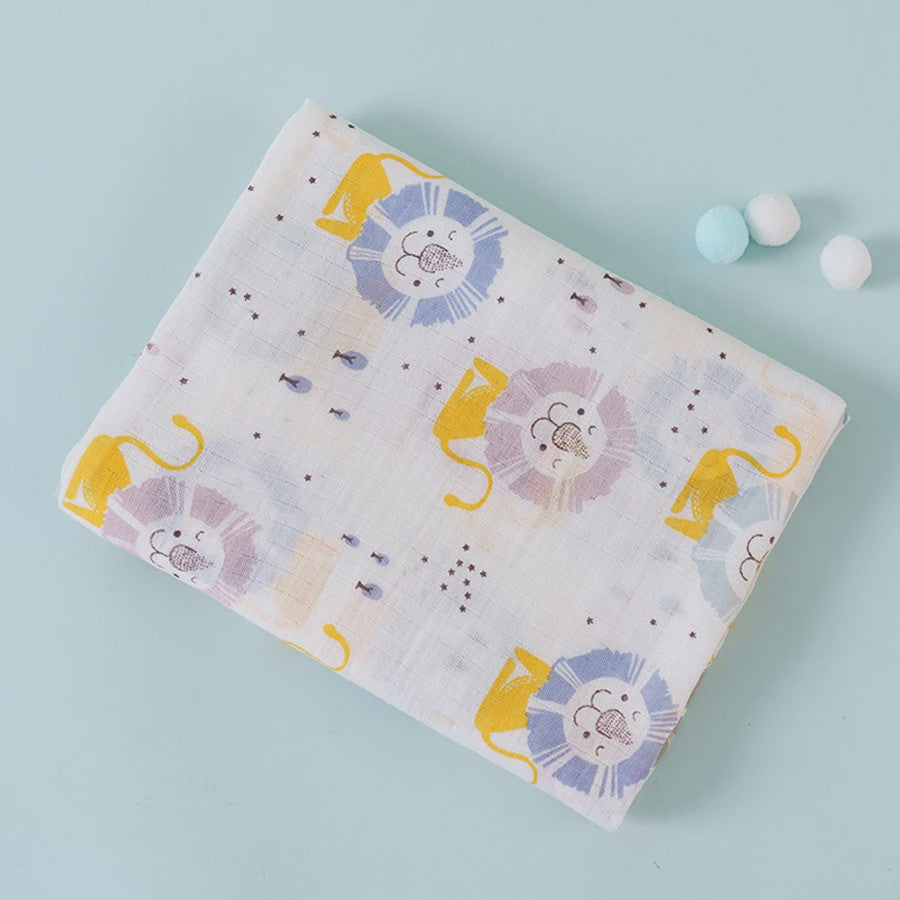 Zachte Katoenen Baby Swaddle Deken - 2 Laags Muslin, Sneldrogend & Ademend