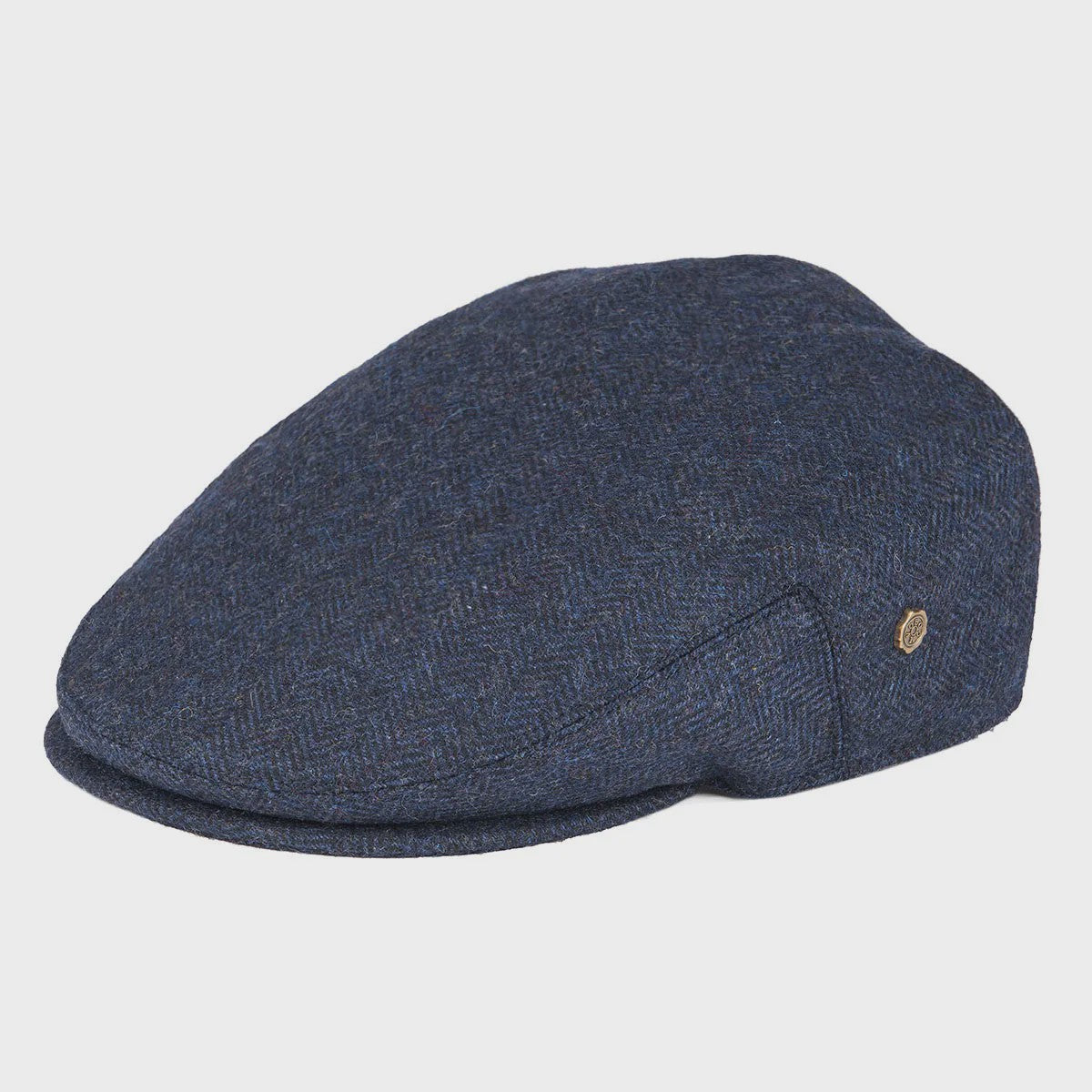 Stijlvolle Heren & Dames Tweed Flat Cap - Ierse Pet in Visgraatpatroon