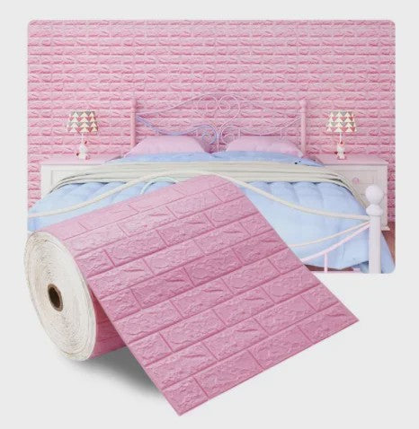Retro 3D Muursticker Imitatie Baksteen - Zelfklevend Behang voor Woonkamer & Keuken