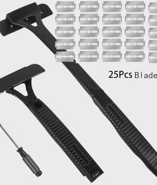 Opvouwbare Lange Handgreep Body Shaver voor Mannen - Gemakkelijk Scheren van Rug en Lichaam