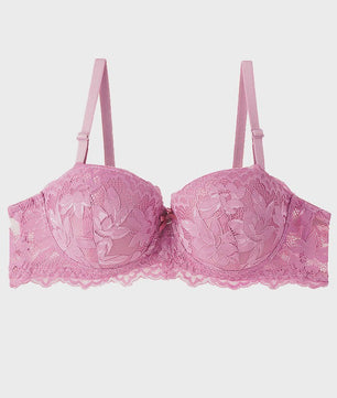 Luxe Kanten Push-Up BH met Beugel - Half Cup & Push-Up Effect voor Kleine Borsten (A/B Cup)