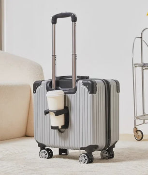 18-inch Trolley Koffer met Bekerhouder - Stijlvol en Praktisch Reisbagage
