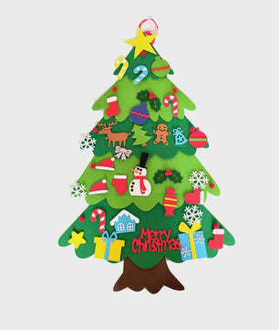 DIY Vilt Kerstboom Decoratie met Ornamenten - Feestelijk & Creatief voor Kinderen