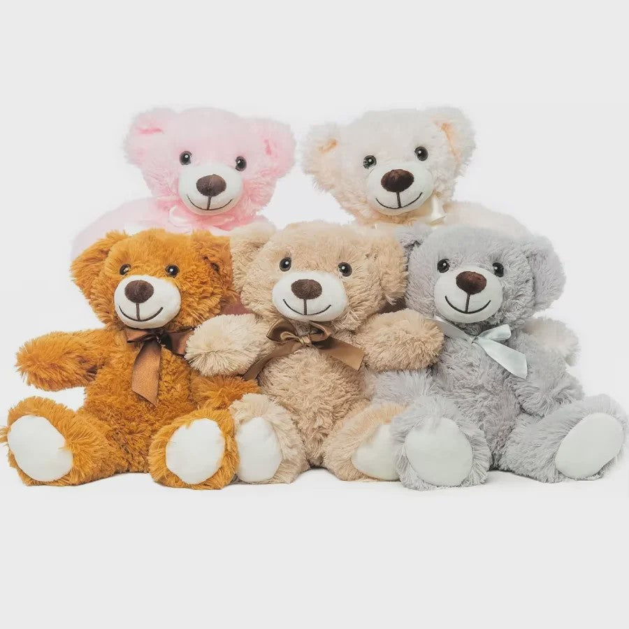Set van 5 Pluche Teddyberen - 35cm - Knuffel Cadeau voor Kinderen & Vriendinnen