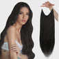 VeSunny Invisble Wire Hair Extensions - Remy Menselijk Haar, Balayage Kleuren, 1 Stuk