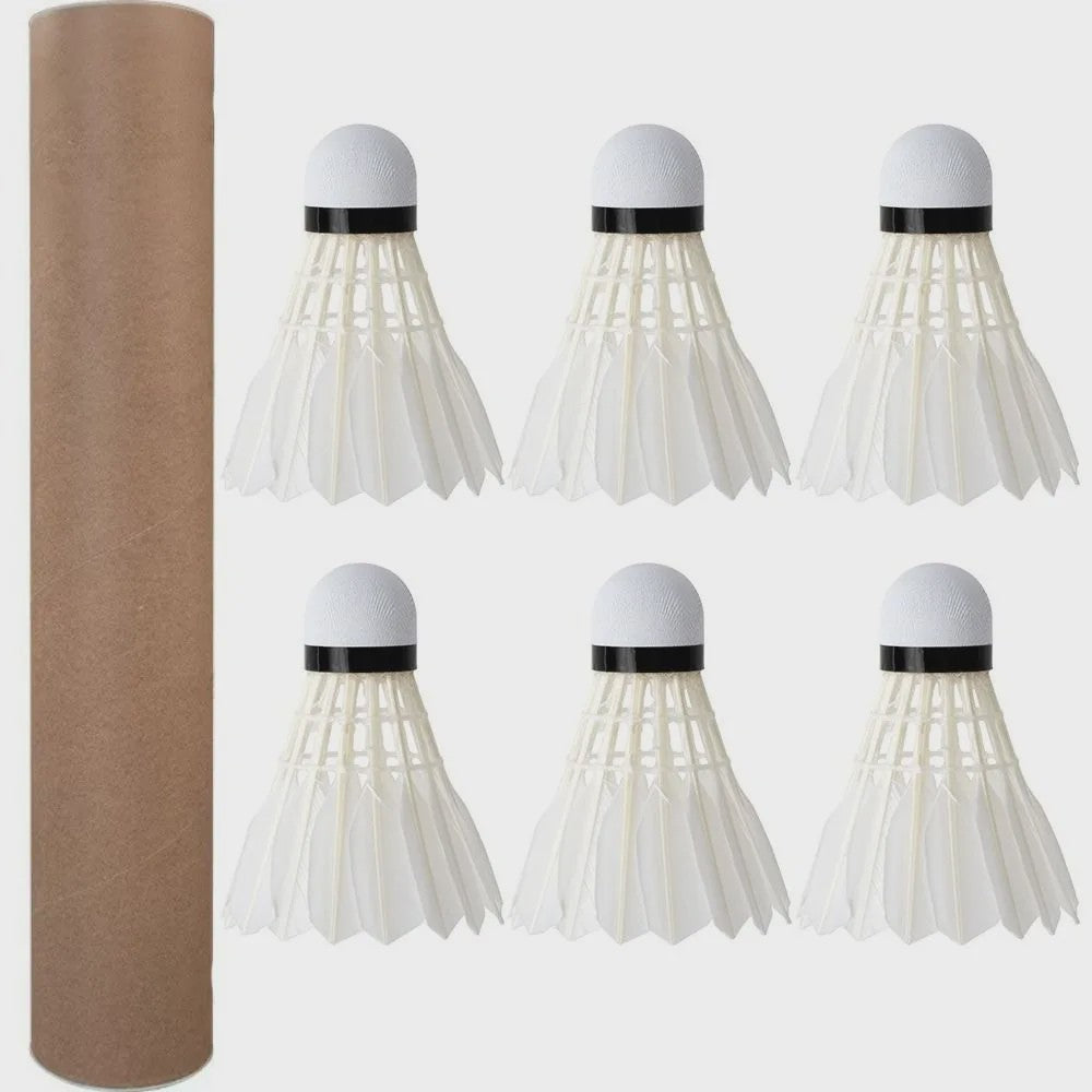 Set van 3, 6 of 12 Duurzame Badminton Shuttles - Pro Training & Outdoor Sport