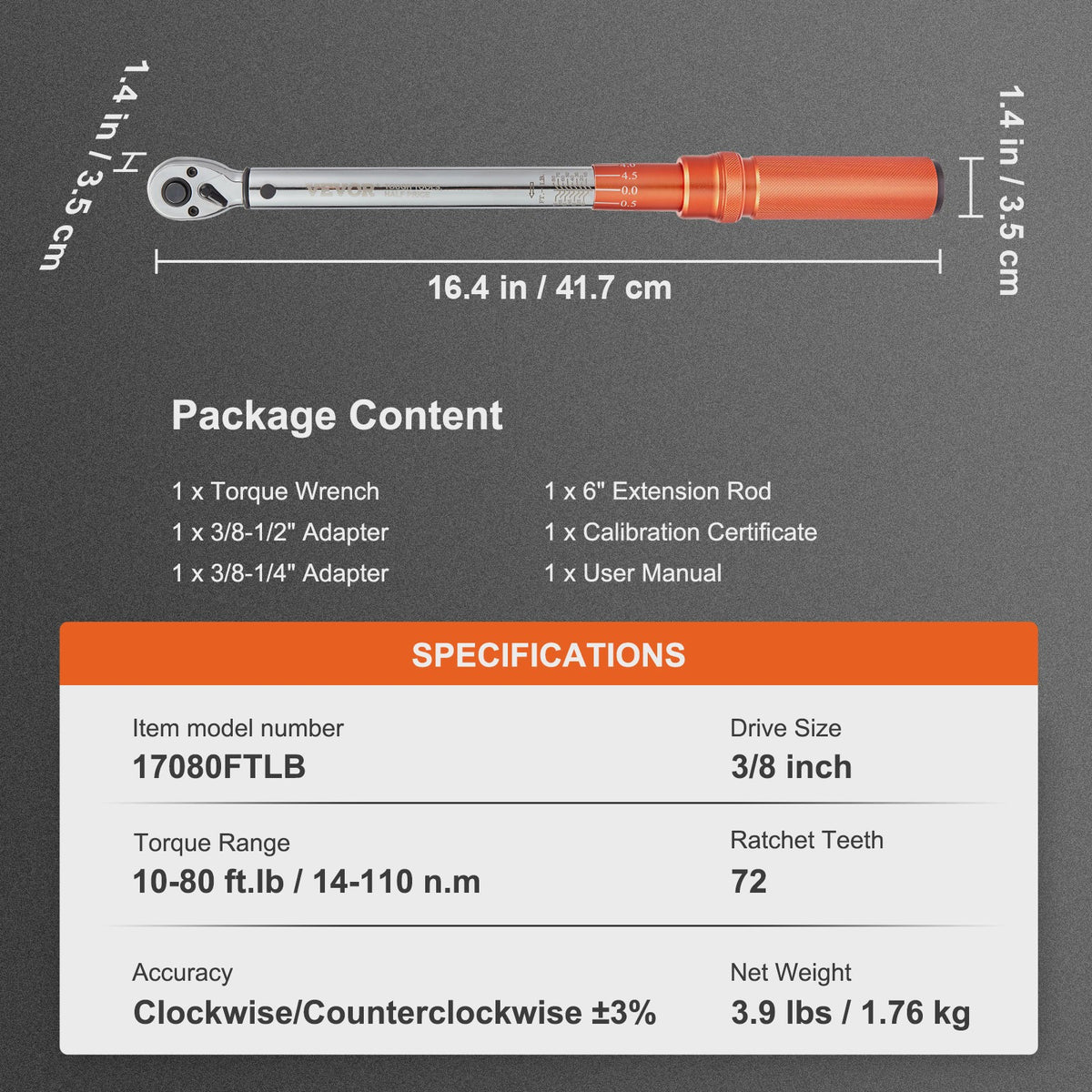 Precisie Momentsleutel Set 1/4", 3/8", 1/2" - Mechanisch & Nauwkeurig