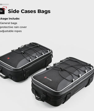 Motorfiets Topcase / Zijtas - 20L Uitbreidbaar - Waterdicht & Robuust