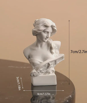 Griekse Mythologie Apollo buste sculptuur van hars - Klassieke God van het Zonlicht