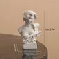 Griekse Mythologie Apollo buste sculptuur van hars - Klassieke God van het Zonlicht