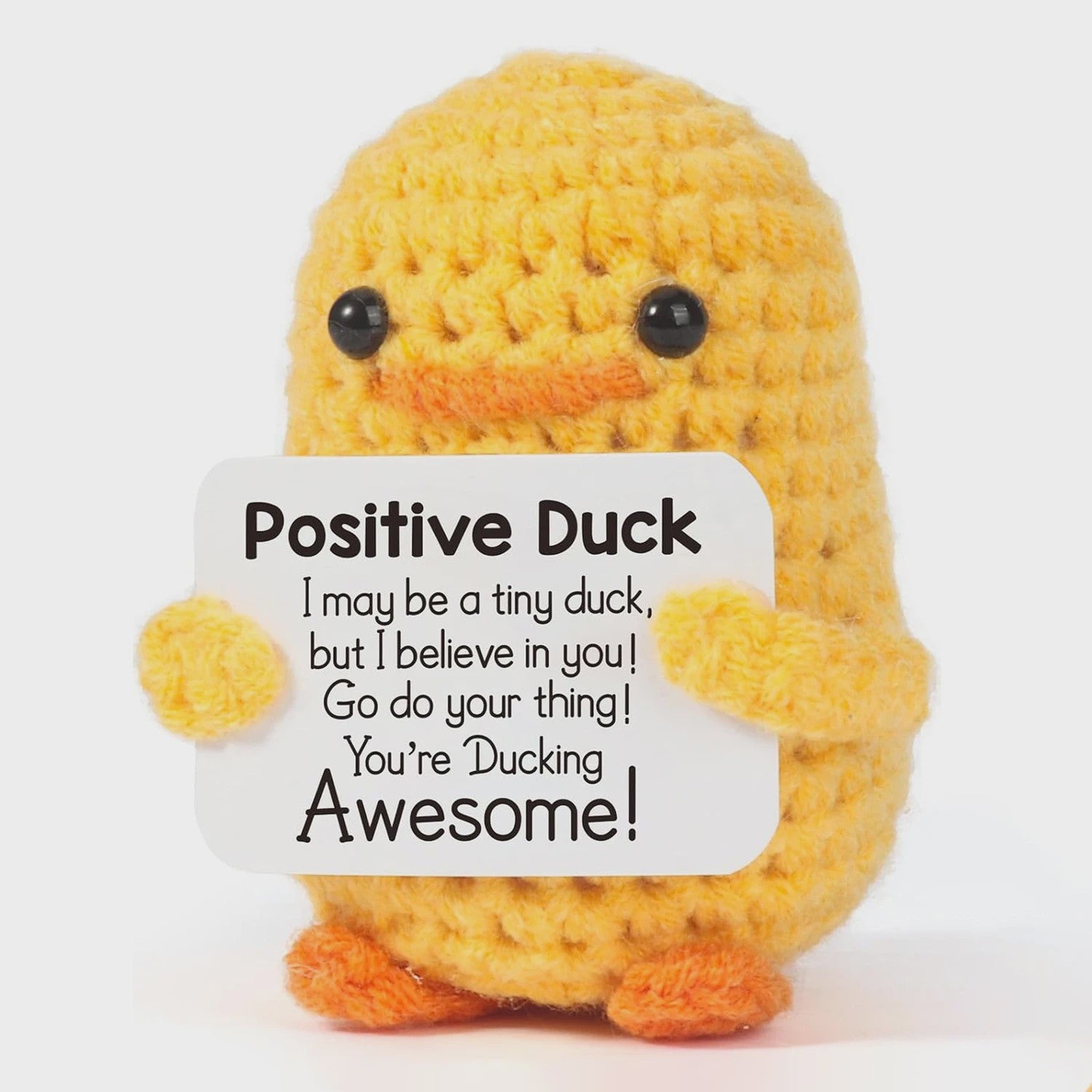 Schattige Gehaakte Bij - Motiverende Decoratie & Positieve Energie Cadeau