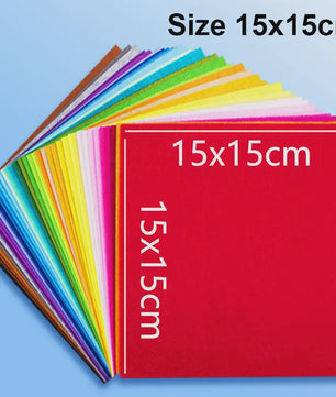 Set Vilt Stof Vellen - Assorti Kleuren - 1mm Dik - DIY Knutselen & Naaien