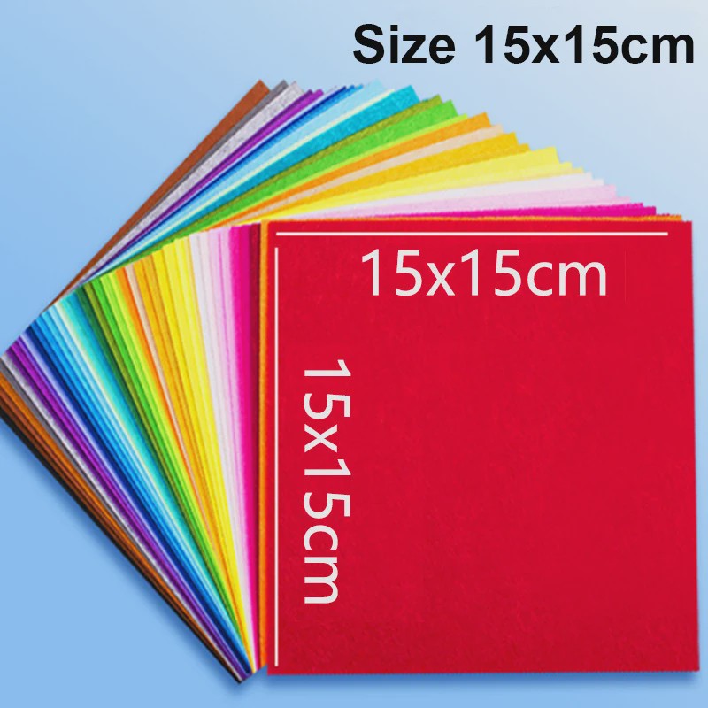 Set Vilt Stof Vellen - Assorti Kleuren - 1mm Dik - DIY Knutselen & Naaien