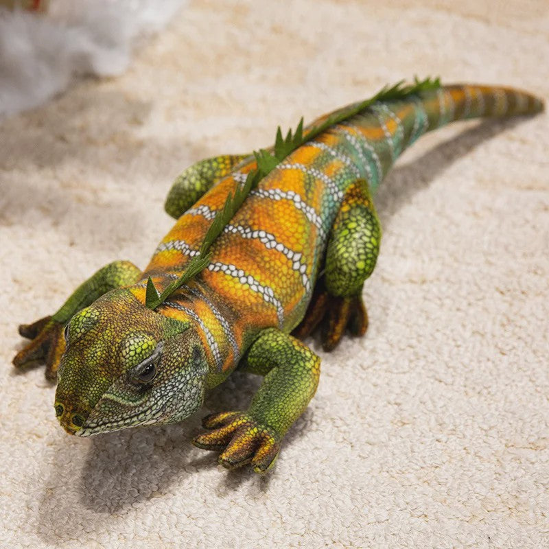 Zachte Baardagaam Pluche Speelgoed - 50cm Realistisch Reptiel Knuffel, Cadeau & Decoratie