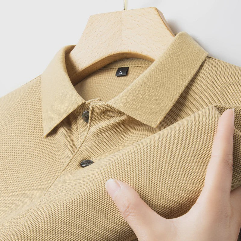 Heren Poloshirt Korte Mouw - 100% Gemerceriseerd Katoen, Ademend & Stijlvol voor Zomer, Golf & Casual