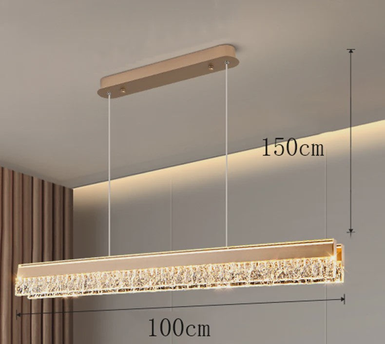 Nordic Kristallen Plafondlamp - Stijlvolle Chandelier voor Woonkamer, Restaurant of Villa