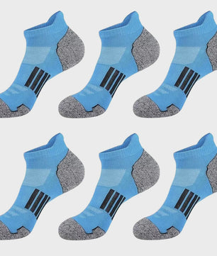 12 Paar Unisex Ademende Sportsokken - Lage Sokken voor Kinderen & Volwassenen (Maat 33-46)