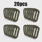 Tactische D-vormige Plastic Karabijnhaak - Set van 5, 10, 15 of 20 stuks - Outdoor & Camping Gear