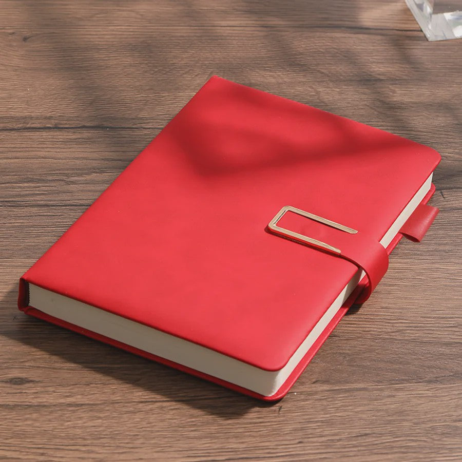 Luxe Vintage A5 Leren Notitieboek met Gepersonaliseerde Kaft - Perfect voor Werk & Studie