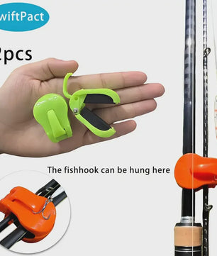 2x Hengelhouder Clip - Snel Bevestigen, Éénhandig Gebruik, Tool-Free