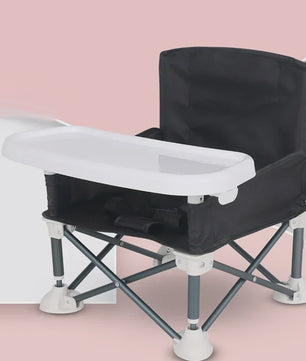Draagbare Baby Eetkamerstoel - Opvouwbaar, Lichtgewicht Aluminium met Veiligheidsgordel