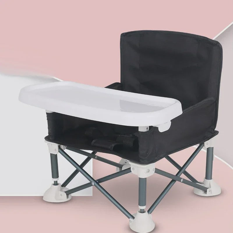 Draagbare Baby Eetkamerstoel - Opvouwbaar, Lichtgewicht Aluminium met Veiligheidsgordel