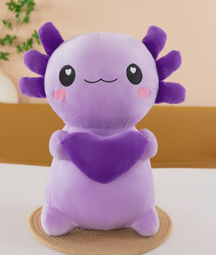 Zachte Axolotl Pluche Knuffel - Verkrijgbaar in 4 Kleuren, Perfect Cadeau