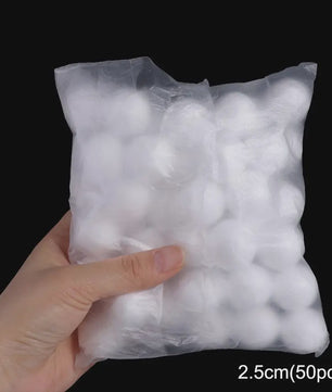 Mini Polystyreen Ballen Wit - Decoratie & Kerstversiering