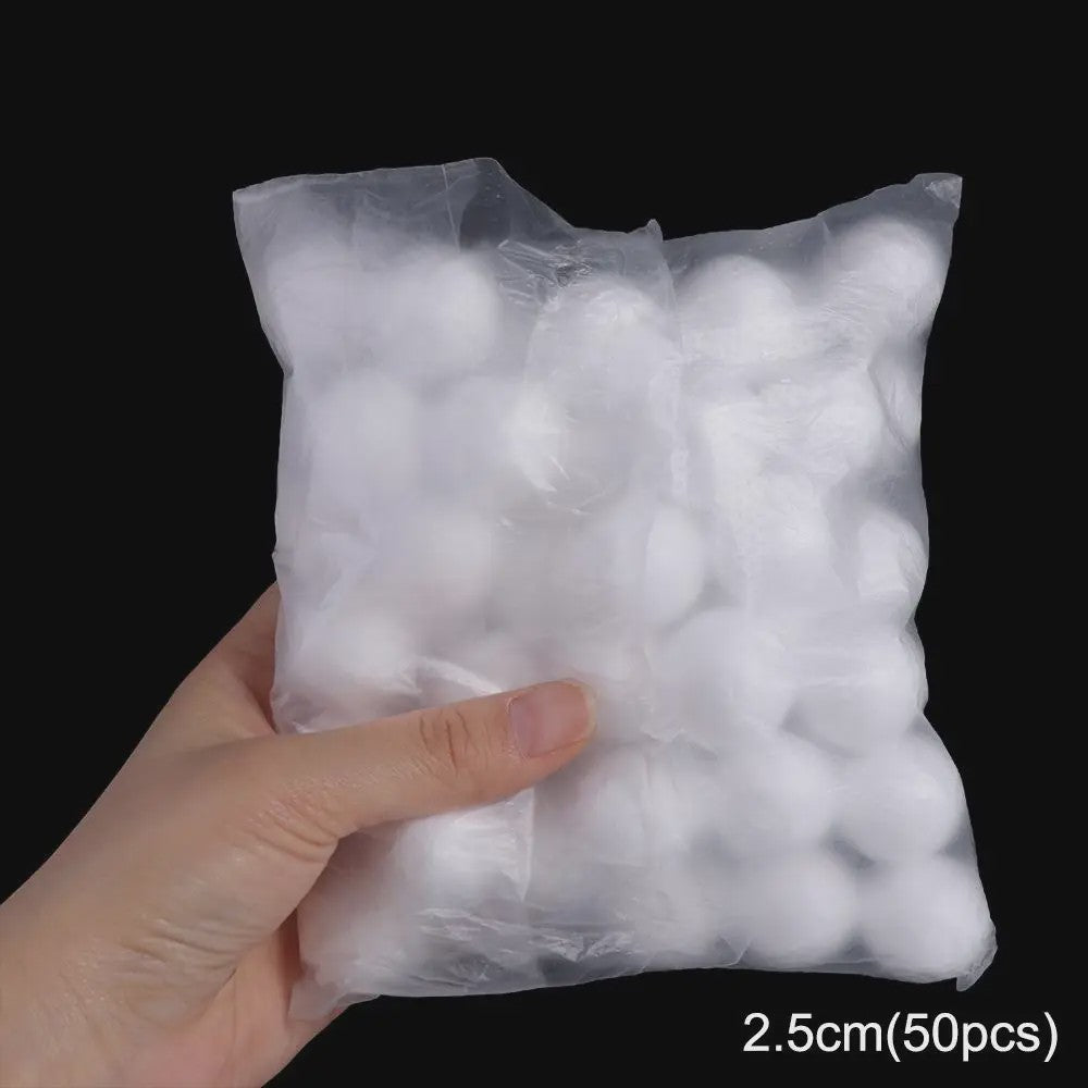 Mini Polystyreen Ballen Wit - Decoratie & Kerstversiering