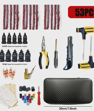 Universele Bandenreparatieset - Noodreparatiegereedschap voor Auto, Motor, Vrachtwagen