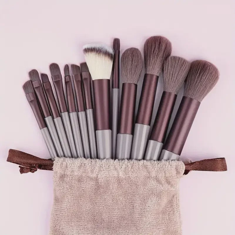 Professionele Make-up Kwasten Set: Zachte Kabuki & Blending Penselen voor Foundation, Poeder, Oogschaduw - Beauty Tools Kit