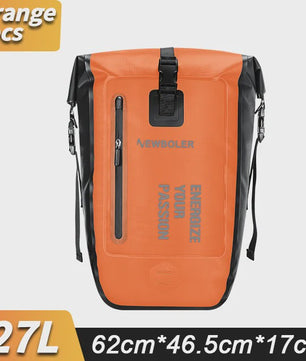 Waterdichte Fietstas 27L - Grote Capaciteit Achterdrager Bagage voor Fiets & E-bike