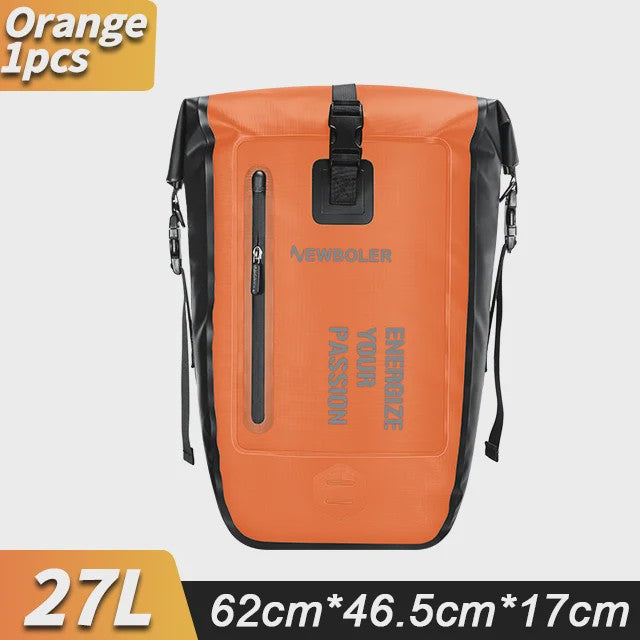 Waterdichte Fietstas 27L - Grote Capaciteit Achterdrager Bagage voor Fiets & E-bike