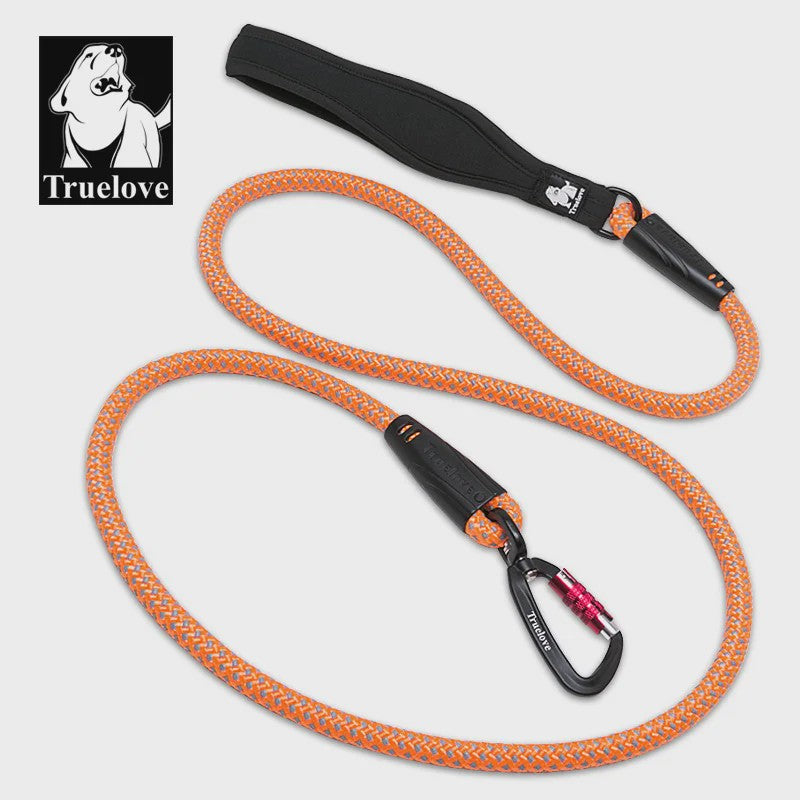 TrueLove Nylon Hondentuig met Reflecterende Haak en Neopreen Handvat