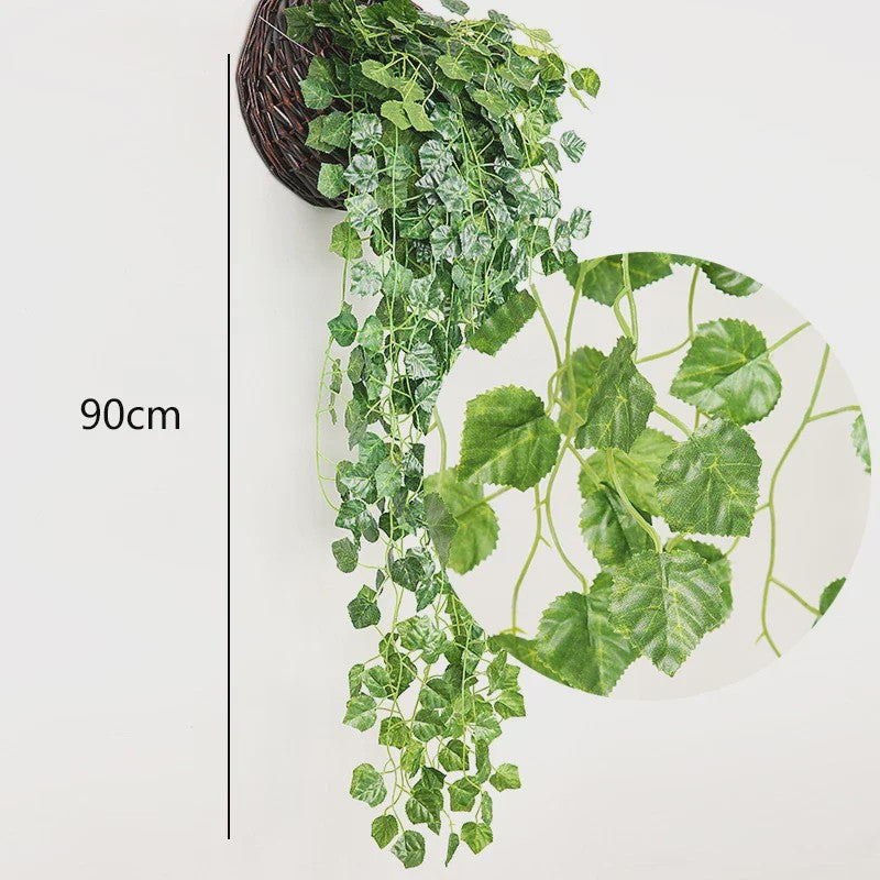 4x Kunst Hangplanten - Nep Boston Varens voor Buiten en Binnen Decoratie