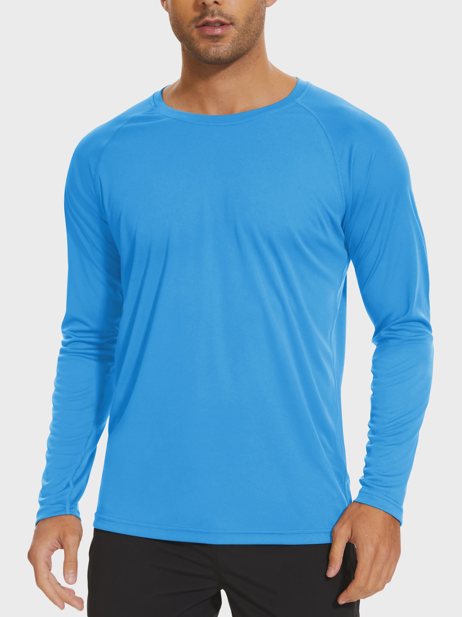 TACVASEN Heren UV-Bescherming T-shirt Lange Mouw - UPF 50+ Sneldrogend & Ademend