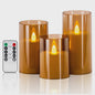 Set LED Kaarsen met Afstandsbediening en Timer - Sfeervol voor Kerst & Bruiloft