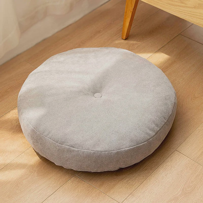 Groot Rond Zitkussen Vloerkussen Dikke Meditatiekussen voor Volwassenen & Kinderen - Comfortabel Tatami Kussen