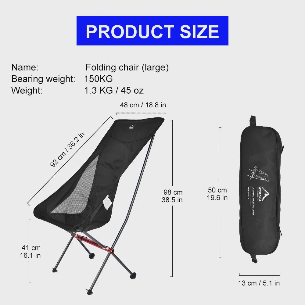 Lichtgewicht Opvouwbare Campingstoel en Tafel Set - Outdoor, Picnic, Reizen
