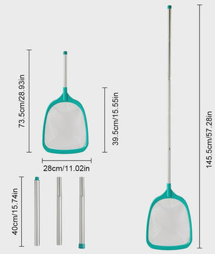 Leaf Skimmer Net Professional Pool Cleaning Net Multi-function Portable Practical Durable Lightweight Swimming Pool Accessories