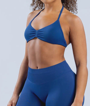 Naadloze Yogaset Dames: Sportbeha met Halternek & High Waist Shorts