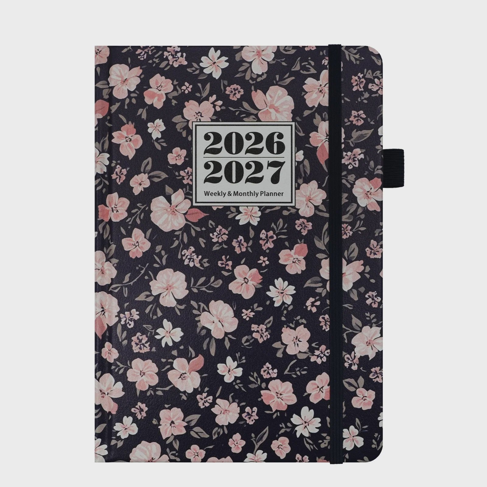 Bloemen A5 Planner 2026-2027: Week & Maand Overzicht met 144 Pagina's