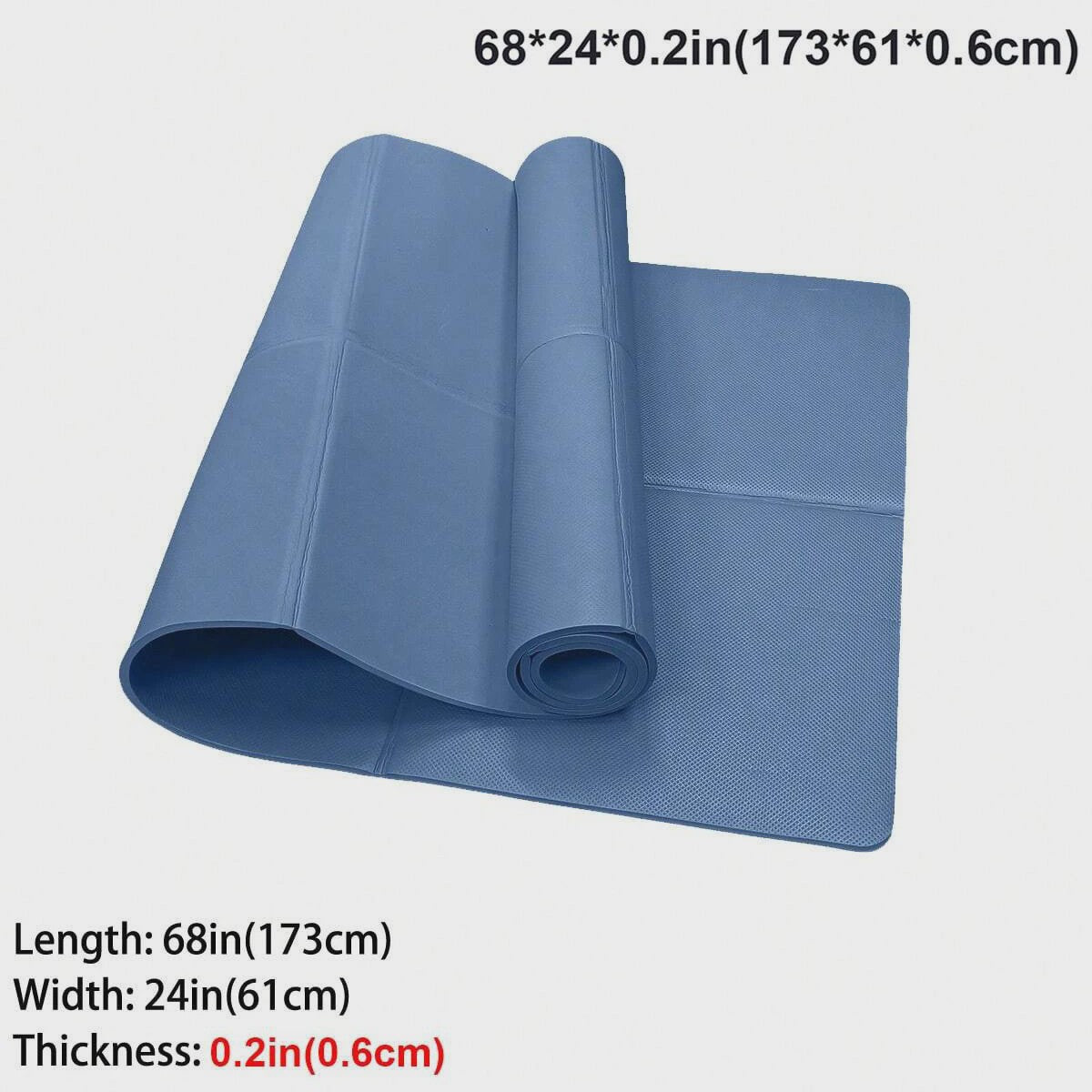 Opvouwbare Yogamat van EVA - Eco-vriendelijk, Draagbaar & Antislip voor Yoga, Pilates & Fitness - Diverse Diktes (3/4/6mm)