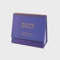 2027 Bureaukalender Maandkalender - Spiraalbinding, Opvouwbaar & Staand - Ideaal voor Planner, Kantoor & Thuis