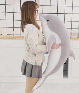 Zachte Pluche Dolfijn Knuffel - Verkrijgbaar in Maten 30-160CM - Perfect Cadeau voor Kinderen