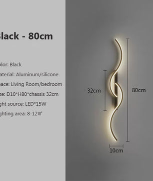 Moderne LED Wandlamp - Minimalistisch Design voor Slaapkamer, Woonkamer & Bedside