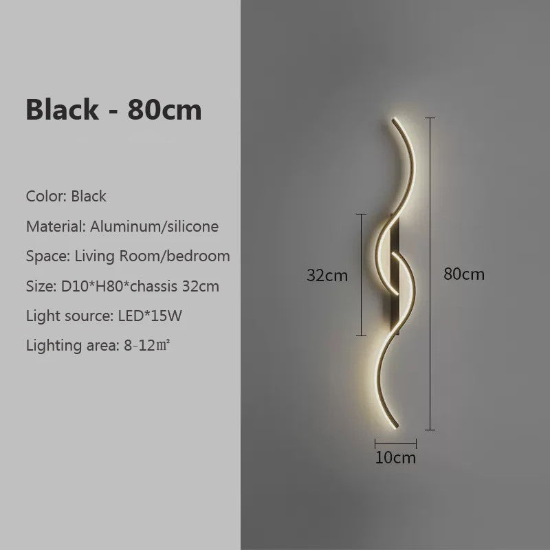 Moderne LED Wandlamp - Minimalistisch Design voor Slaapkamer, Woonkamer & Bedside